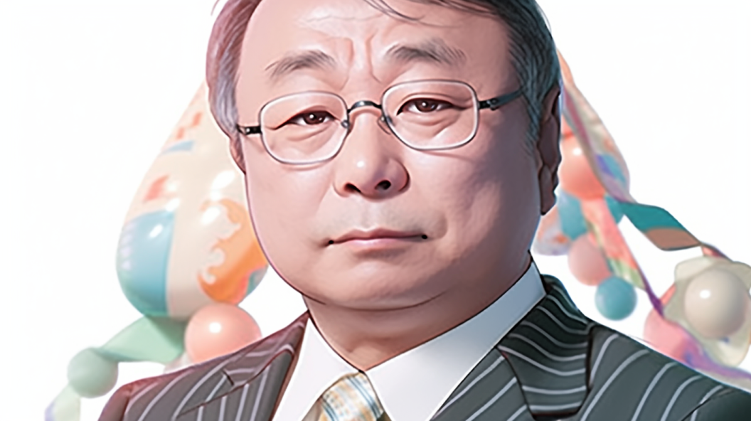 河端哲朗の似顔絵（イラスト）